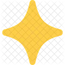 Yellow Star Shape Icon