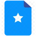 Star Favorite File Save File Icon