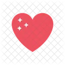 Star Shining Heart Icon
