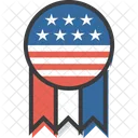 Star Badge Patriotism Icon