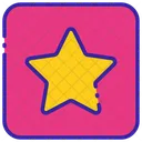 Outline Color Star Icon