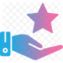 Star Hand Sparkle Icon