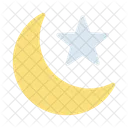 Star Moon Crescent Icon