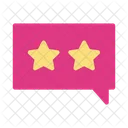 Star Message Rating Icon