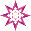 Minimal Star Logogram Icon