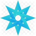 Star Logogram Shape Icon