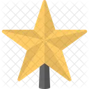 Christmas Star Gold Icon