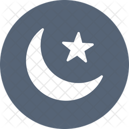 Star And Crescent Icon Of Flat Style Available In Svg Png Eps Ai Icon Fonts