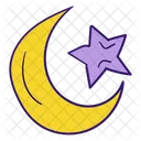 Star And Crescent Islam Monotheistic Religion Icon