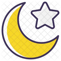 Star and crescent  Icon