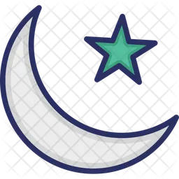 Star And Crescent  Icon