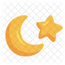 Star And Moon Kindergarten Kids Icon