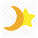 Star And Moon  Icon