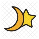 Star And Moon  Icon