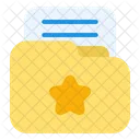Star Archive Feedback Customer Folder Star Icon
