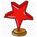 Star Award Winner Trophy Award Icon