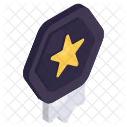 Star Badge  Icon