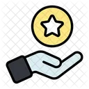 Star Badge Award Medal Icon