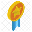 Medal Champion Star Badge Icon