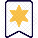 Star Of David Badge Icon