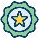 Star Badge Badge Medal Icône