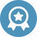 Achievement Badge Badge With Ribbon Icon