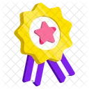 Star Gold Badge Icon