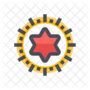 Star Badge Ribbon Badge Success Icon