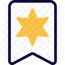 Star Of David Badge Icon