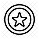 Star Badge Star Coin Badge Icon