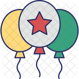 Star Balloons  Icon