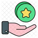 Star Bonus Dollar Money Icon