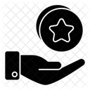 Star Bonus Dollar Money Icon