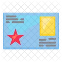 Star Businesscard Icon
