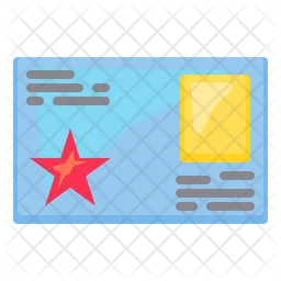 Star Businesscard  Icon