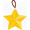 Star Decoration Gold Icon