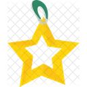 Star Decoration Gold Icon