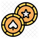 Star Coins Game Coins Gold Coins Icon