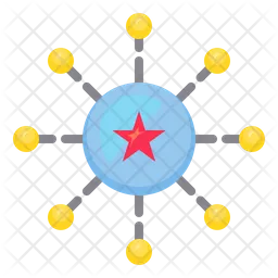 Star Connection  Icon