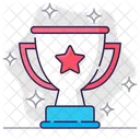 Star Cup Winning Cup Star Trophy Icon