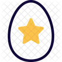 Star Decoration Egg Icon