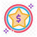 Dollar Star Bonus Icon