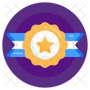 Honor Star Emblem Military Badge Icon