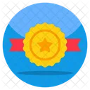 Star Badge Star Ribbon Star Emblem Icon