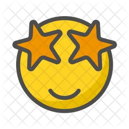Star Eye Emoji Icon