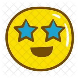 Star Eyes Emoji Icon