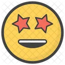 Star Eyes Emoji  Icon