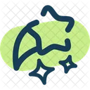 Star Fall Planet Falling Icon