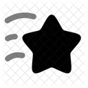 Star Fall Minimalistic Icon