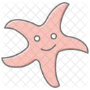 Star Fish Awesome Lineal Color Icon Icon